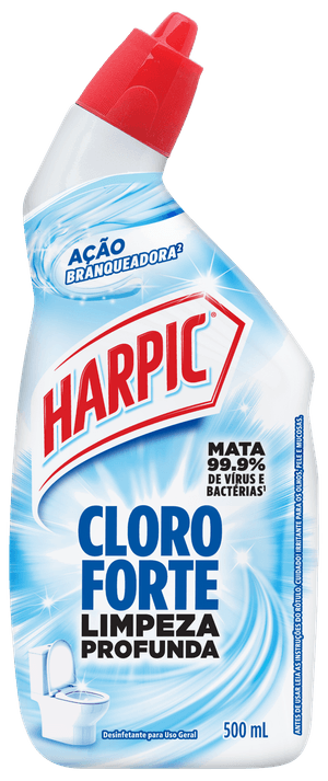 Harpic Cloro Forte 500ml com ação branqueadora e desinfetante